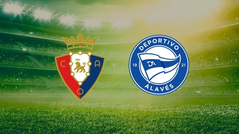 Cầu thủ của Osasuna ứng phó với áp đảo từ Alavés trong trận đấu bóng đá Cầu thủ của Osasuna ứng phó với áp đảo từ Alavés trong trận đấu bóng đá